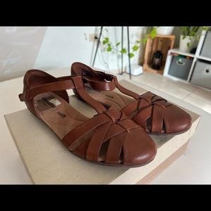 Clark’s Cognac Mary Jane/Mule/Flats